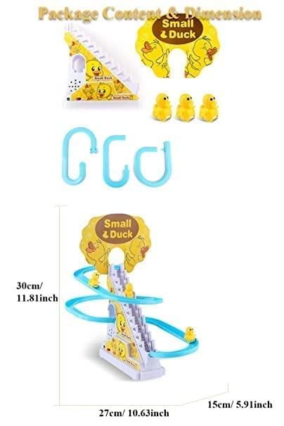 Duck Slide Toy Set, Funny Automatic Stair